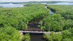 MEC 516 Leads L052 over the Dead River 